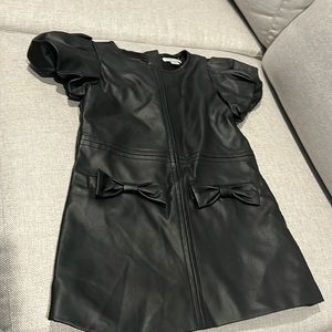 Black leather dress toddler girl size 3T. Habitual Kid. Used.